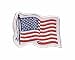 Produktbild baum-m gmbh Abzeichen wehende Flagge USA Bestickter Aufnäher Patch 65 x 85 mm Amerika-Flagge