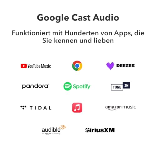 WiiM Pro AirPlay 2 Receiver, Chromecast Audio, WiFi Multiroom Streamer, funktioniert mit Alexa, Siri und Google Assistant, streamt Hi-Res Audio von Spotify, Amazon Music, Tidal und mehr Bluetooth