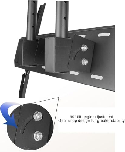 Support de plafond pour téléviseur 60-100" inclinable réglable - 7