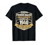 T-Shirt 85. Geburtstag Herren Damen 85 Jahre Deko
