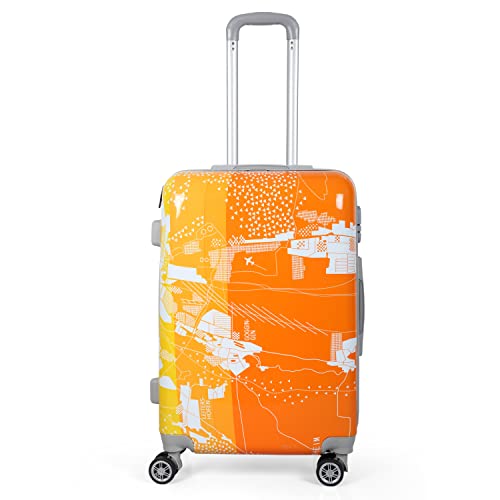 Image of Polo Class 2Pc Set Trolley Bag (20 /24 inch) - Orange