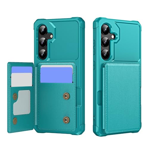 Étui Samsung Galaxy S22 anti-choc en cuir rigide vert pour protéger vos cartes