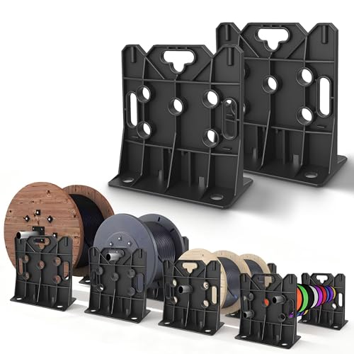 ZNZMAIO Wire Spool Rack 330 lb Capacity 34 Diameter 1 Pair Set