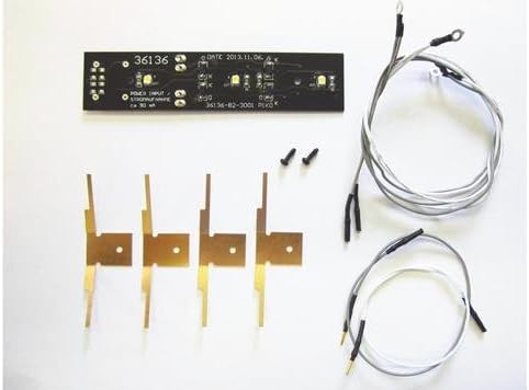 Components of the Piko 36250 G Scale Interior & Marker Light kit