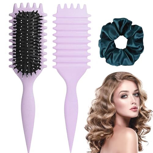 Cepillo de pelo rizado, cepillo para definir rizos, para mujeres y hombres