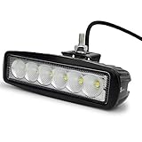 ❺ ☛【1 anno di Garanzia】- 1x 18W Faro da lavoro. Offriamo una garanzia di 1 anno. La comunicazione è un ponte di comprensione. Se avete domande prima dell'acquisto o durante l'uso, vi preghiamo di contattarci prima di trovare una soluzione. ♥Grazie in anticipo!♥