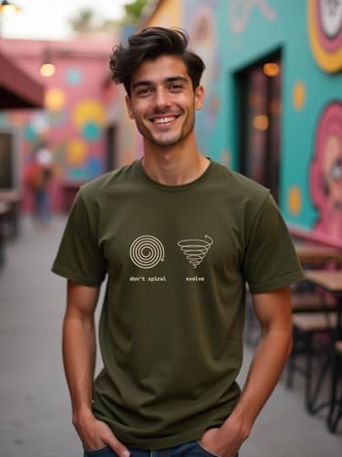 Image of Nobero Men's Regular Graphic Printed T-Shirt for Men | Soft Cotton | Classic Fit | Printed Casual Tshirt for Men