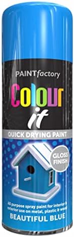 Classic Signature - 1 x All Purpose Crimson Red Aerosol Spray Paint 250ml Quick Drying Spray, Fast Dry and Excellent Coverage for Wood, Metal, Plastic and more