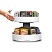 Mind Reader 2-Tier Snack Carousel, Countertop Organizer, Snack Tray, Breakroom, Kitchen, 14.25