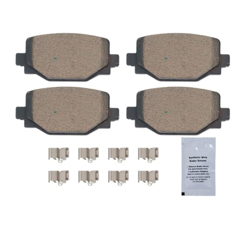 Image of HUSCH D2191 Rear Ceramic Brake Pads Kit Fit For INFINITI QX50 2019-2025, For QX55 2022-2025
