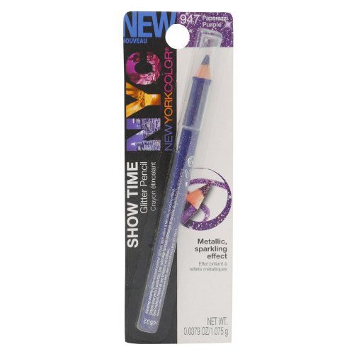 N.Y.C. SHOW TIME GLITTER PENCIL #947 PAPARAZZI PURPLE