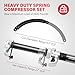 ARUCMIN Coil Spring Compressor Tool,Heavy Duty Macpherson Strut Spring Compressor Set with Safety Bracket,2645 lb Capacity for Car Truck