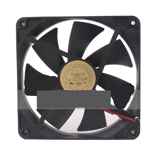 Ventilateur de refroidissement D14BH-12 DC12V 140x140x25mm pour boîtier PC