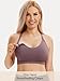 Angelhood 3 Pack Nursing Bras for Breastfeeding, Seamless Nursing Sports Bra Low-Impact Support Yoga Maternity Bras for Pregnancy, Large