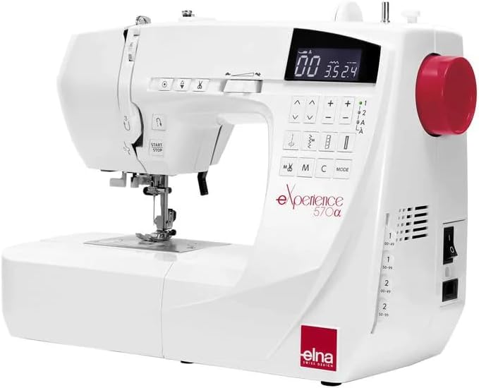 Elna eXperiance 570A Computerized Sewing Machine side view