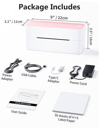 Phomemo Bluetooth Thermal Label Printer, 241BT 4X6 Wireless Shipping Label Printer for Sma - image 9