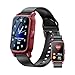 Fajocru Fall Detection Smart Watch for Seniors with GPS Tracking, SOS Alert & HD Video Call, Waterproof Fitness Tracker for Dementia/Alzheimer’s, 4G Safety (Modern, Red)