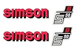 Set Aufkleber Simson S50 B beinhaltet: