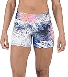 Tough Mode Women's Mid Rise 3'/ 5' Athletic Running Workout Shorts Active Yoga Volleyball WOD...