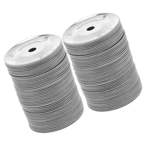 YARNOW 100pcs Drum Cymbal Ring Tambourine Bell Rings for Crash and Snare Tambourine