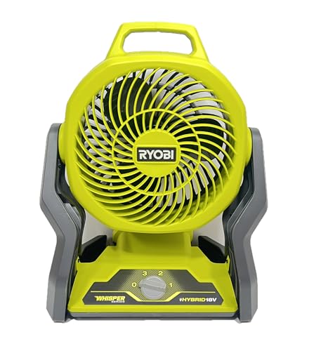 Ryobi Tools 18-Volt Hybrid Portable Fan Kit with Battery and Charger (No Retail Packaging) 3 Ryobi Tools 18-Volt Hybrid Portable Fan Kit with Battery and Charger (No Retail Packaging) - Image 3