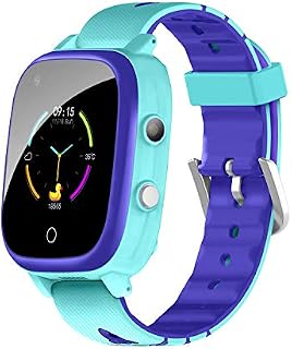 4G Kids Smartwatch with GPS Tracker, FaceTalk/Voice/Wi-Fi Calling/SOS/Math Game/Pedometer, Touch Screen Waterproof Phone