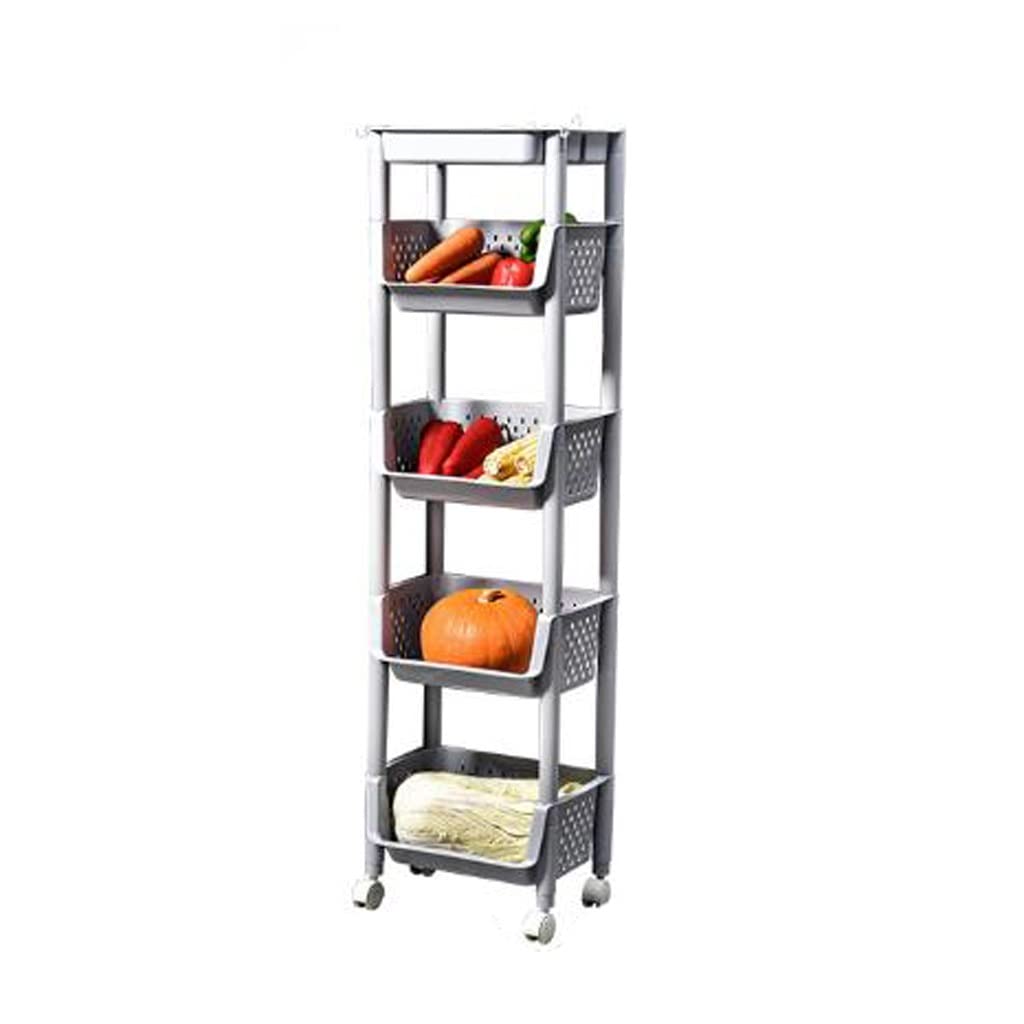 Cesta de suelo multi-capa RJJ con amplio espacio de almacenamiento para hortalizas frescas