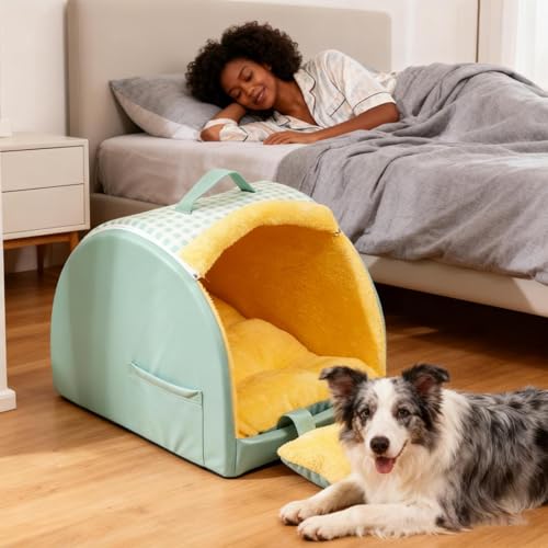 Nichoir pour chat intérieur extérieur dôme imperméable douillet