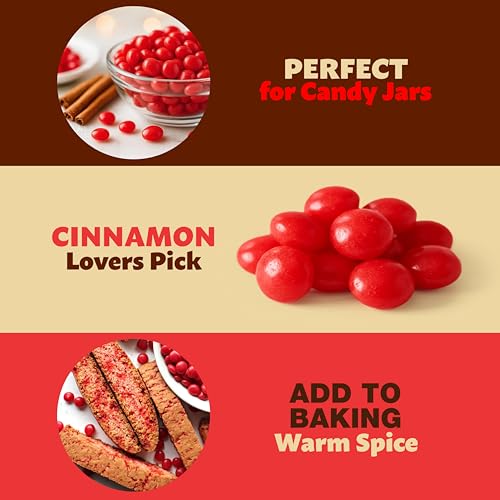 Cinnamon Hard Candy, Classic Cinnamon Candy Bits, 1 Lb Bag | Bold Flavor, Spicy Candy Pieces - image 6
