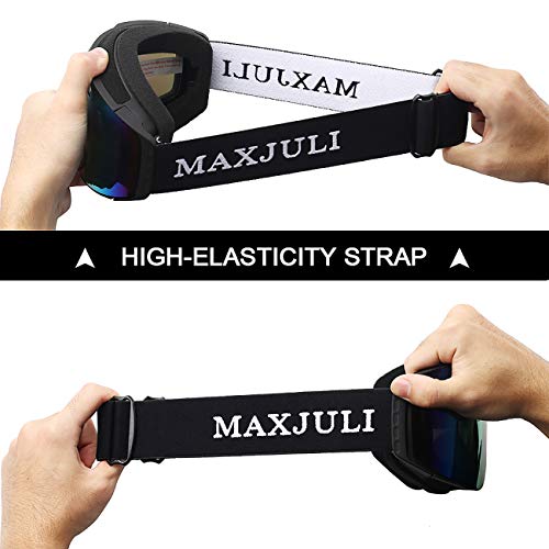 Juli Ski Goggle/Snow Snowboard Goggles For Men, Women & Youth - 100% Uv Protection Anti-Fog Dual Lens #TOP3