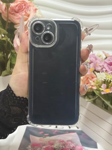 Coque iPhone 15 silicone premium transparente protection objectif dos rigide - 3