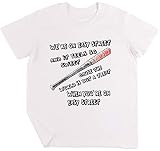 Stilvoll were On Easy Street Kinder Jungen Mädchen Unisex T-Shirt Weiß