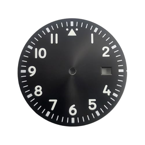 Image of ATOMUSERLY 1pc 34mm Watch Dial Sterile Luminous Pilot Style Fit for NH35 Movement NH36Movement Case(Blue)