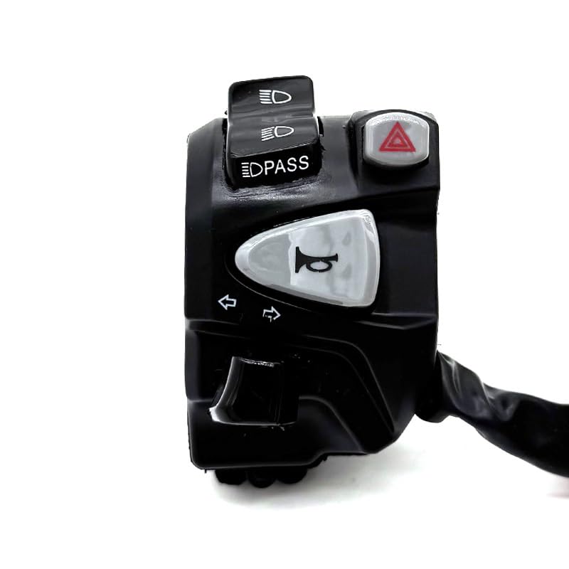Interruptor de manija izquierda para motocicleta Honda Click 150 con control de luces y bocina 3