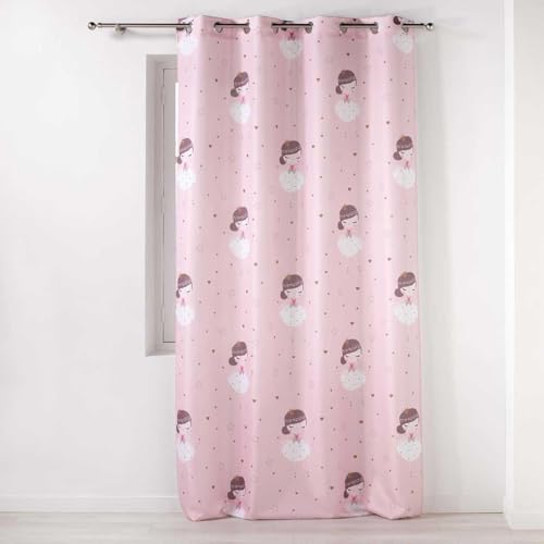 Paris Prix Rideau à Œillets Petite Princesse 140x260cm Rose