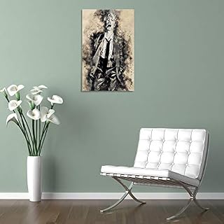 David Bowie Poster sur toile et décoration murale moderne pour chambre de famille 20 x 30 cm - Les Beatles, Paul McCartney, John Lennon, RIngo Starr, George Harrison David Bowie Poster sur toile et décoration murale moderne pour chambre de famille 20 x 30 cm – Image 5