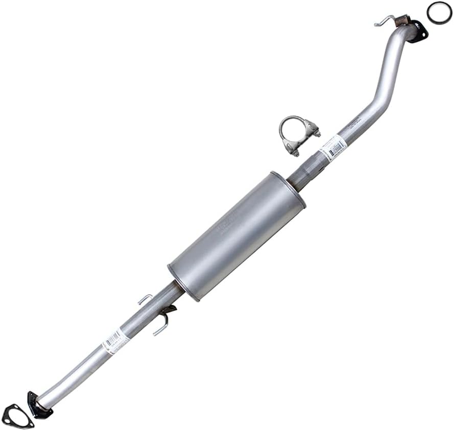 Exhaust Resonator Pipe Assembly Compatible for 2015-2016 Honda CR-V 2.4L | Stainless Steel | Northeastern Exhaust | Free Gaskets and Clamp Included