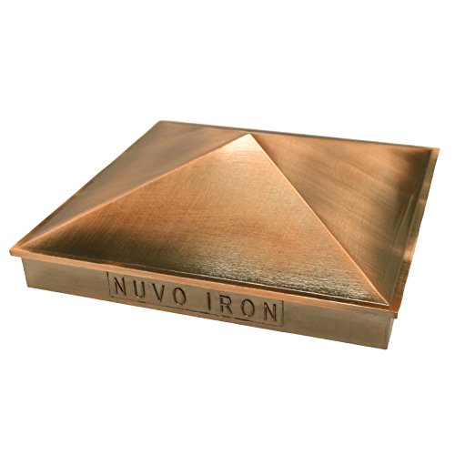 Nuvo Iron Decorative Pyramid Aluminium Post Cap for 5.5