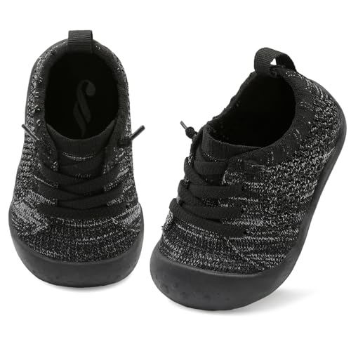 Image of JIASUQI Baby Shoes for Toddler Boys Girls Sneakers Slip on Walking Shoes for Babies