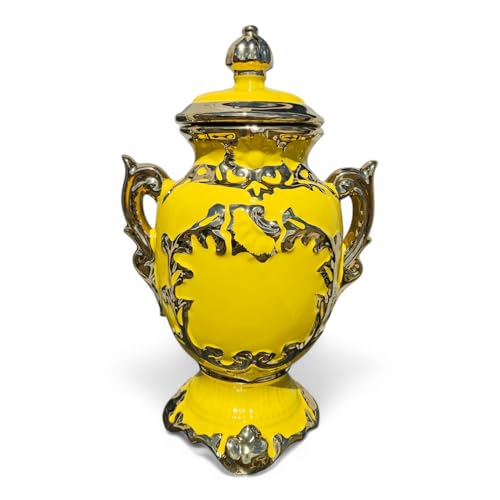 Porcelain Tureen - Soperas para Orishas 6 Estilos, 14\" (Inch) Santeria, Shango, Yemaya, Ochun, Obatala (Yellow)