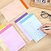 5 Pack Note Pad 5x8, 200 Sheets Colored Legal Pad Perforated Small Notepad College Ruled Writing Pad for School, Office, To-Do Lists Grocery List Shopping List, 40 Sheets