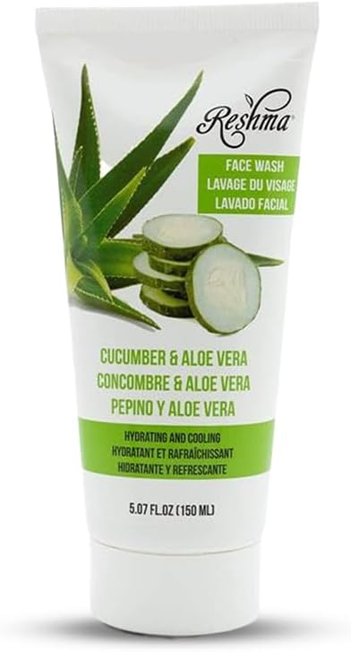 Reshma Beauty Limpador facial de pepino e aloe vera, 150 mL