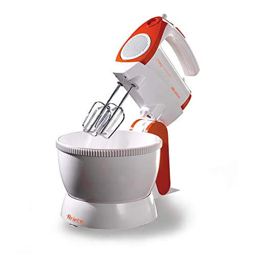 Ariete 1565 Mixy Professional - Sbattitore elettrico con ciotola rotante - 5 velocità - 2 set di...