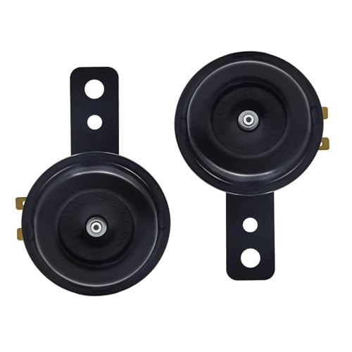 Motorcycle Horn, Waterproof 12V Universal Electric Horn for ATV, Moped,