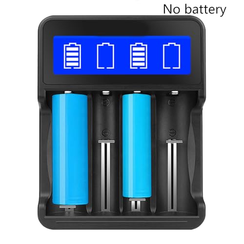 4 Slots LED Display Battery Charger for 18650 32650 26650 26500 25500 22650 22500 Nimh/Nicd AA Batteries 18650 Battery Charger Rechargeable Batteries Charger - Thumbnail 6