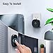 SECRUI Doorbell, Wireless Doorbell with 2 Receivers Easy installation, Adjustable Volume, 58 Chimes, Colorful LED, 1000Ft Range, M520+F55, Black