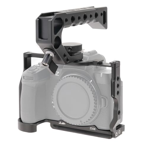 Cage de vlogging vidéo FOTGA en aluminium avec poignée supérieure pour Nikon Z50II
