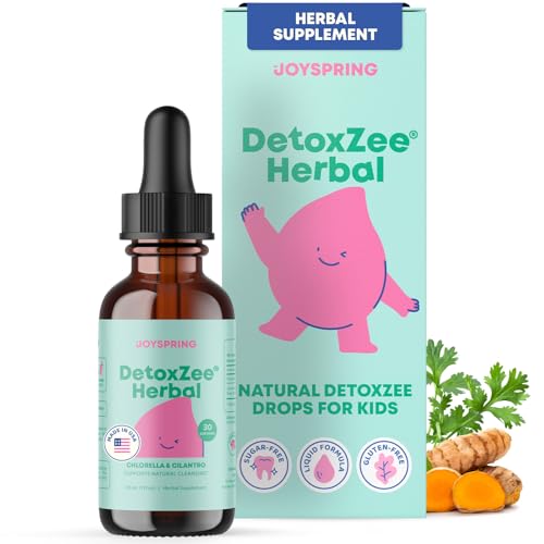 JoySpring Herbal Detox for Kids – Cilantro Extract Cleanse to Support Speech & Improve Behavior – Natural Detox with Cilantro – 1 fl oz (30 Servings)