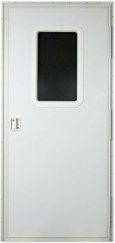 AP Products 015-217713 Polar White 24" x 72" Square Entrance Door
