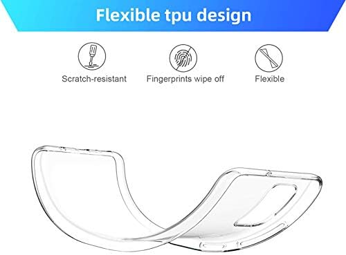 Wonantorna Compatible with Samsung Galaxy A52/A52s 5G Case, [Ultra Slim] [Shock Proof] [Anti-Yellow] Soft Silicone TPU Case Cover Compatible with Samsung Galaxy A52/A52s 5G  Clear Transparent